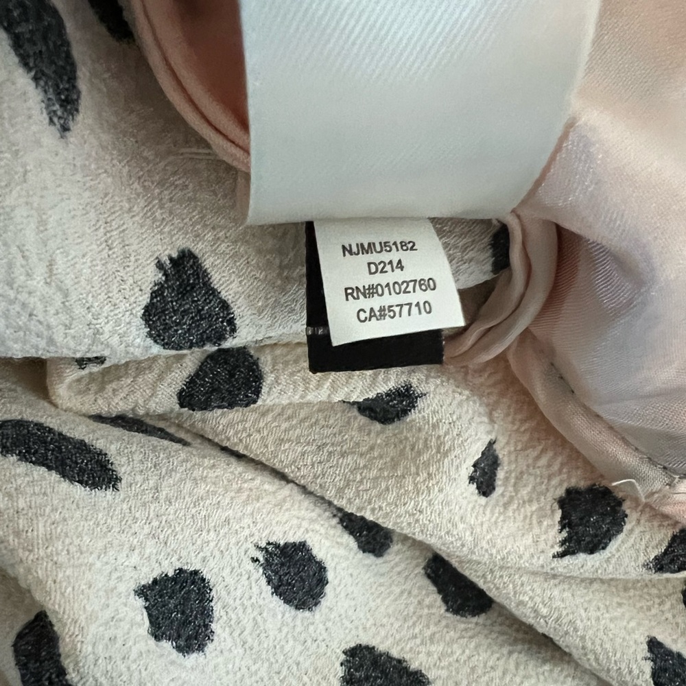 Kate Spade New York Leopard Dot Crepe Romper  Size 12 - Picture 15 of 15